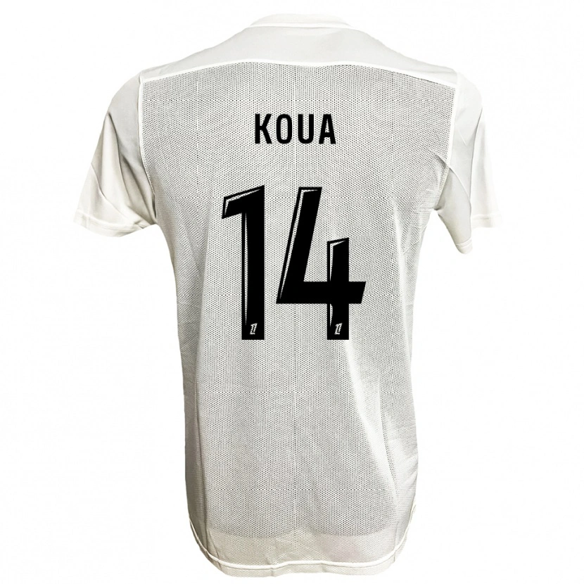 Danxen Women Moran Koua #14 Black White Away Jersey 2025/26 T-Shirt