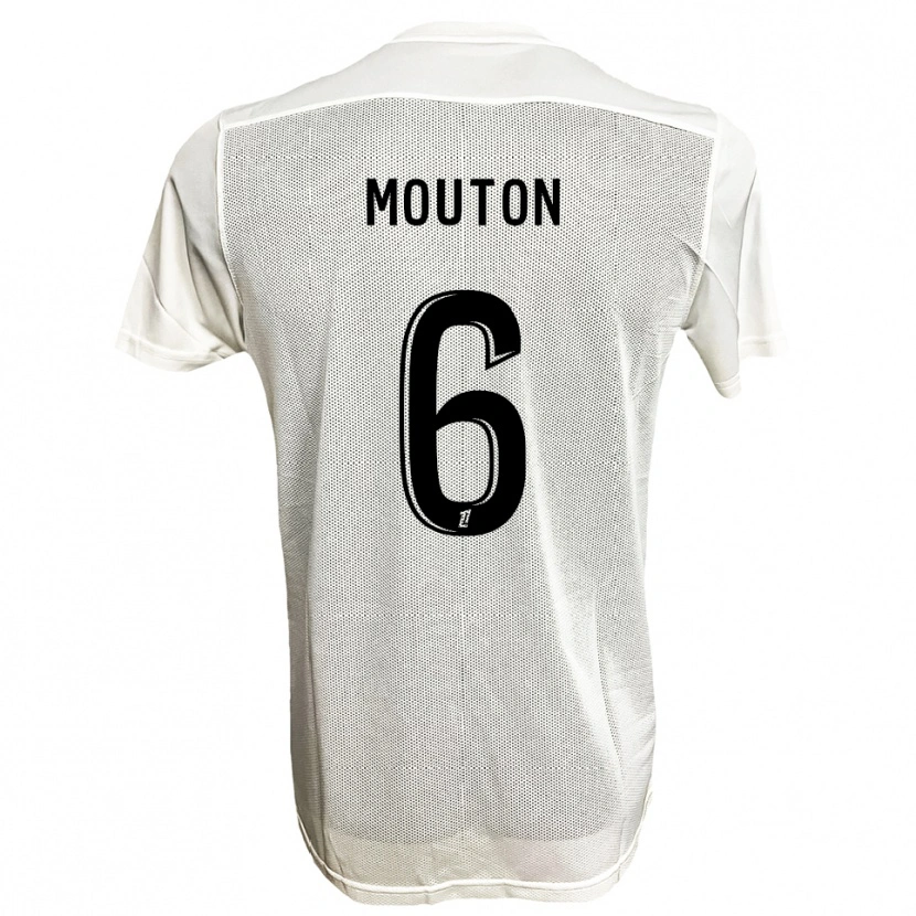 Danxen Women Louis Mouton #6 Black White Away Jersey 2025/26 T-Shirt
