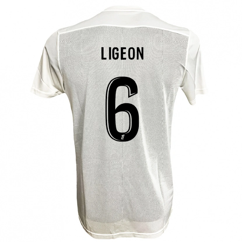 Danxen Women Aymeris Ligeon #6 Black White Away Jersey 2025/26 T-Shirt