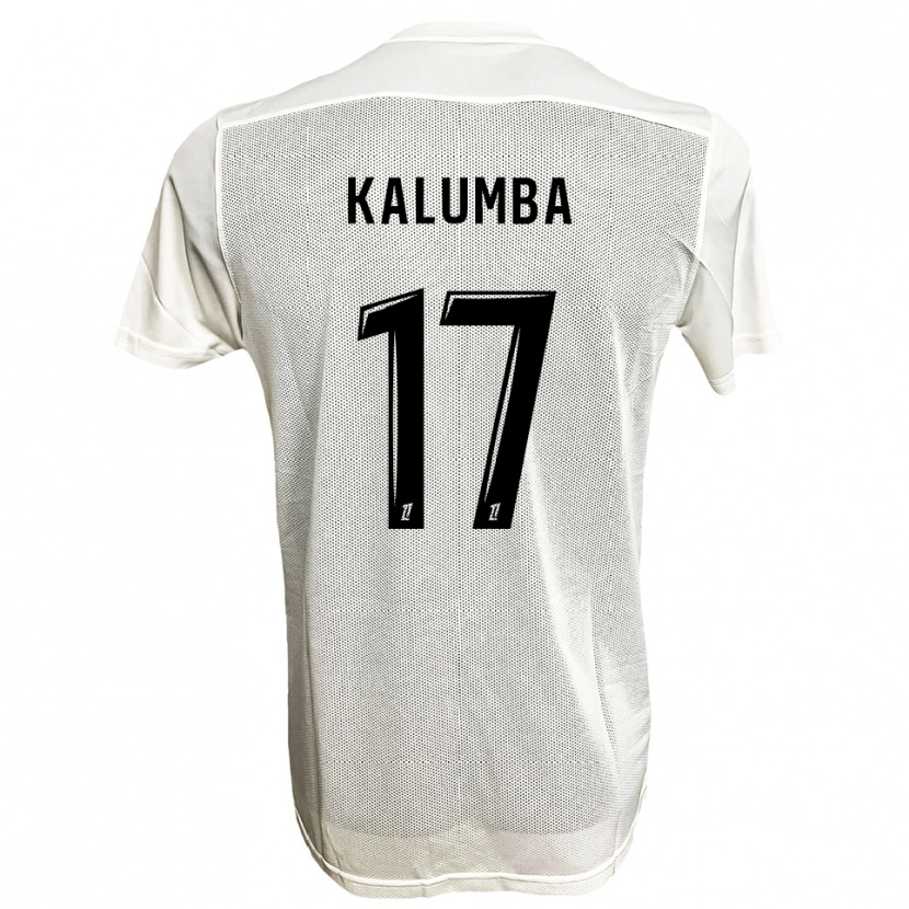 Danxen Women Justin Kalumba #17 Black White Away Jersey 2025/26 T-Shirt