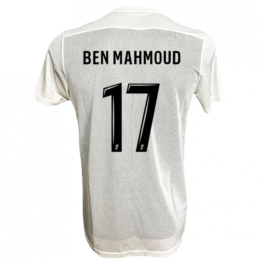 Danxen Women Yessine Ben Mahmoud #17 Black White Away Jersey 2025/26 T-Shirt