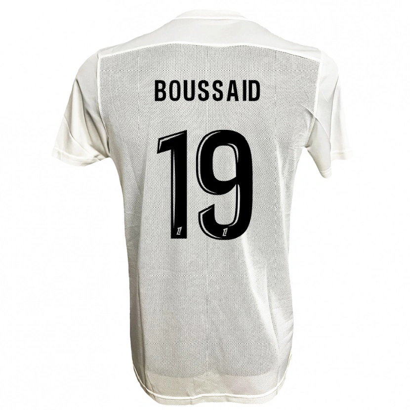 Danxen Women Willsem Boussaid #19 Black White Away Jersey 2025/26 T-Shirt