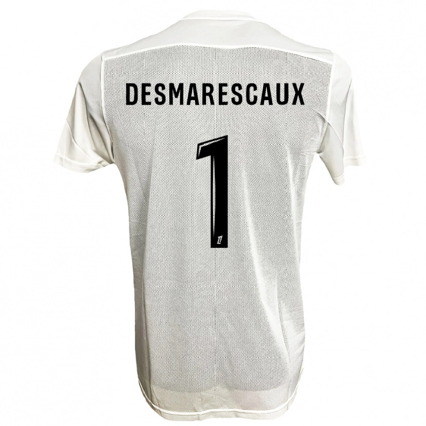 Danxen Women Émile Desmarescaux #1 Black White Away Jersey 2025/26 T-Shirt