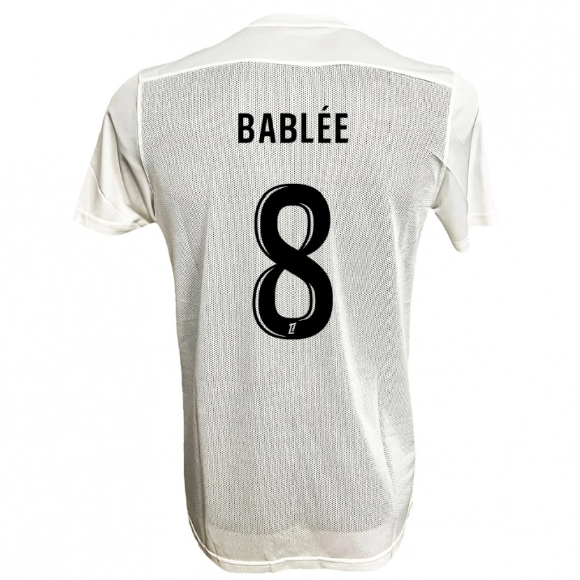 Danxen Women Alix Bablée #8 Black White Away Jersey 2025/26 T-Shirt