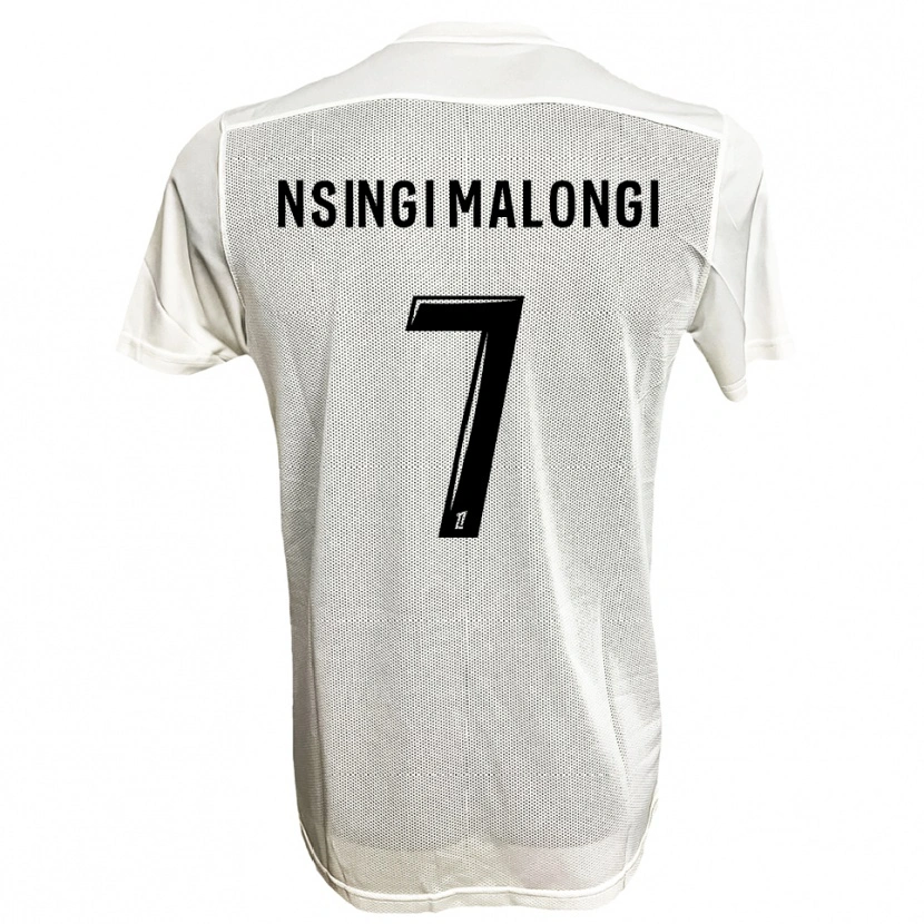 Danxen Women Rodrigue Nsingi Malongi #7 Black White Away Jersey 2025/26 T-Shirt
