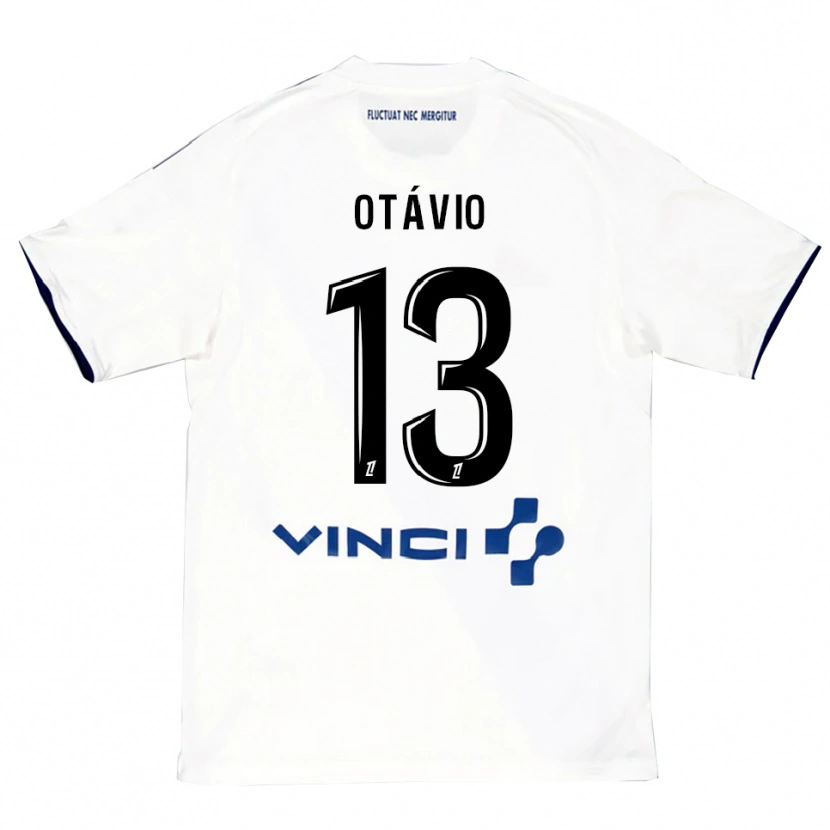 Danxen Women Otávio #13 White Blue Away Jersey 2025/26 T-Shirt