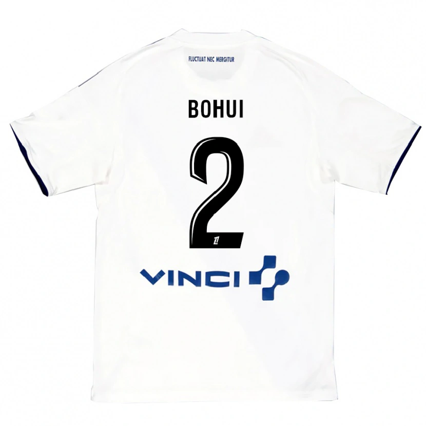 Danxen Women Isaiah Bohui #2 White Blue Away Jersey 2025/26 T-Shirt