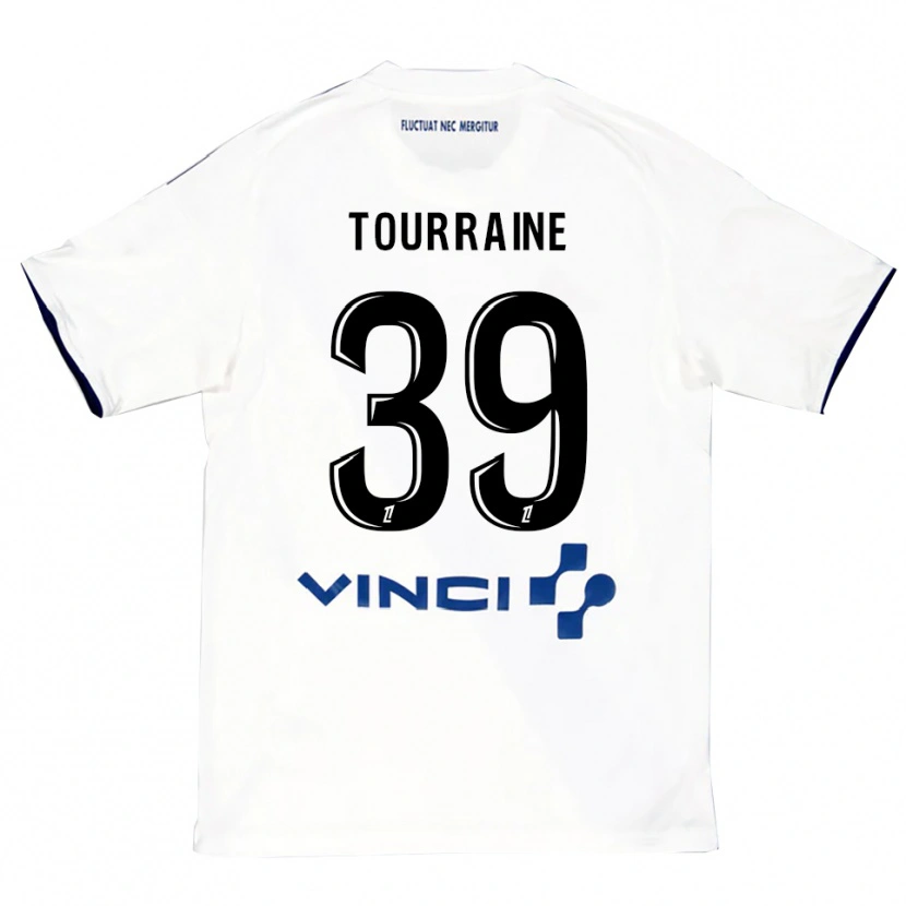 Danxen Women Mathys Tourraine #39 White Blue Away Jersey 2025/26 T-Shirt