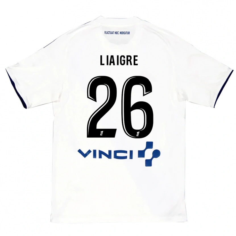Danxen Women Fiona Liaigre #26 White Blue Away Jersey 2025/26 T-Shirt