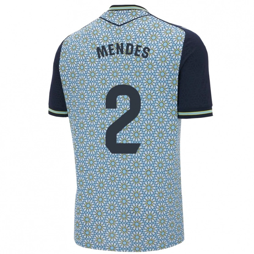 Danxen Women Houboulang Mendes #2 Blue Navy Away Jersey 2025/26 T-Shirt