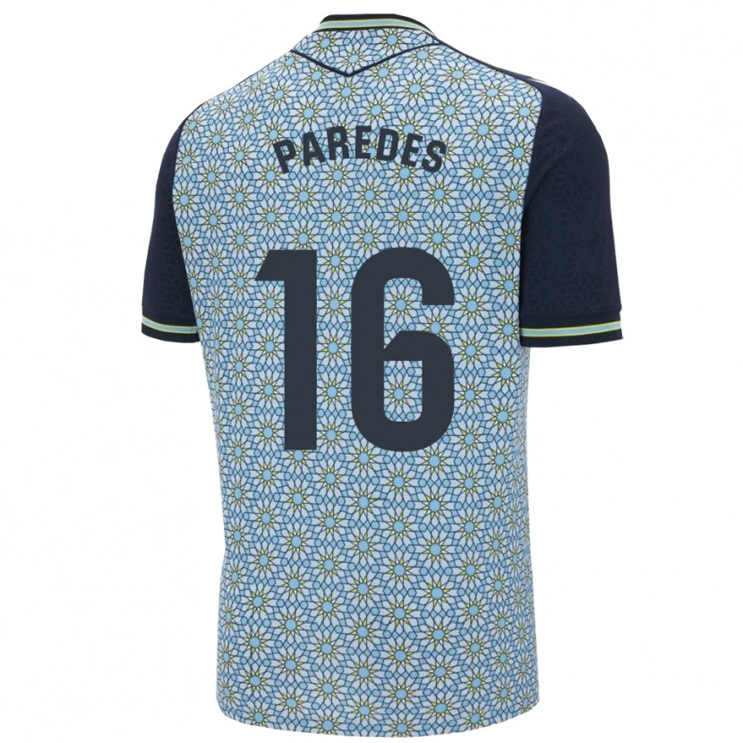 Danxen Women Yago Paredes #16 Blue Navy Away Jersey 2025/26 T-Shirt