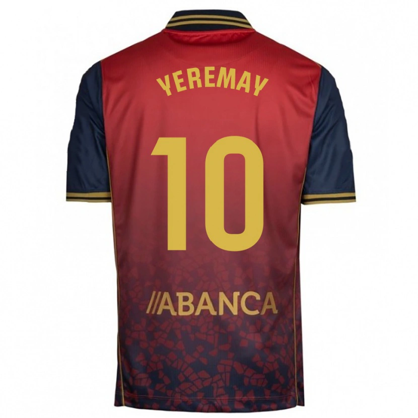 Danxen Women Yeremay Hernández #10 Red Navy Away Jersey 2025/26 T-Shirt