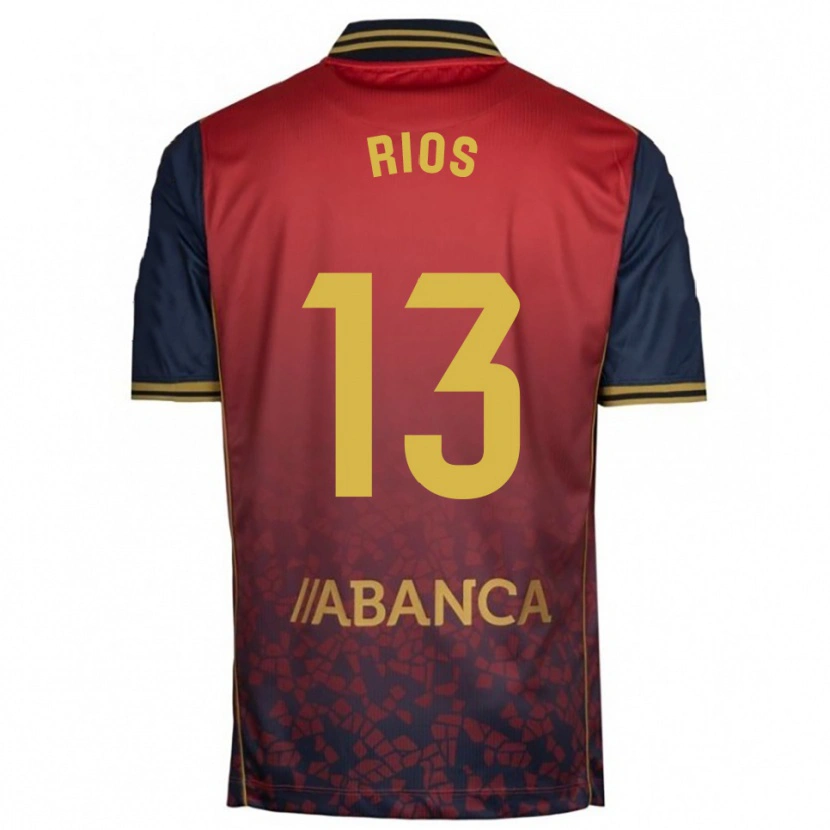 Danxen Women Hugo Rios #13 Red Navy Away Jersey 2025/26 T-Shirt