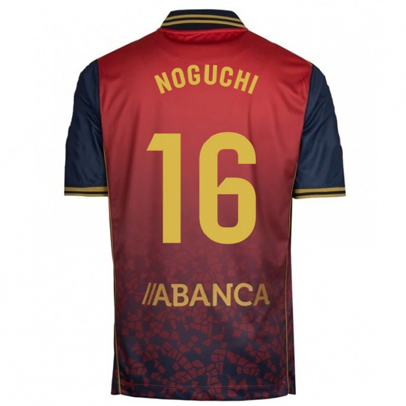 Danxen Women Ayaka Noguchi #16 Red Navy Away Jersey 2025/26 T-Shirt
