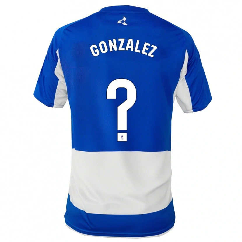 Danxen Women Paco González #0 Blue White Away Jersey 2025/26 T-Shirt