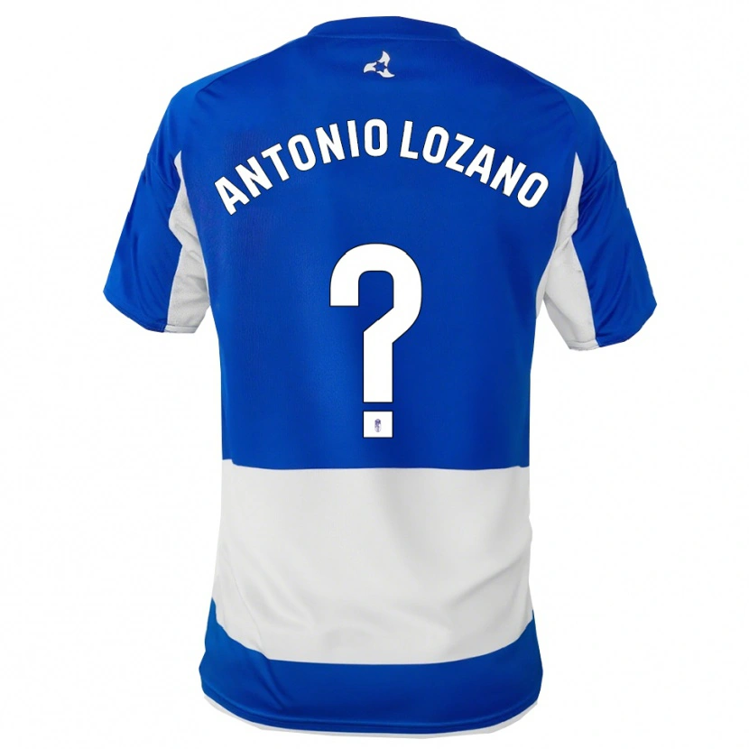 Danxen Women José Antonio Lozano #0 Blue White Away Jersey 2025/26 T-Shirt