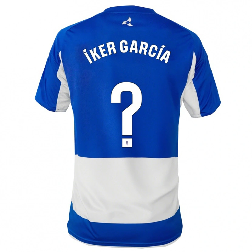 Danxen Women Íker García #0 Blue White Away Jersey 2025/26 T-Shirt