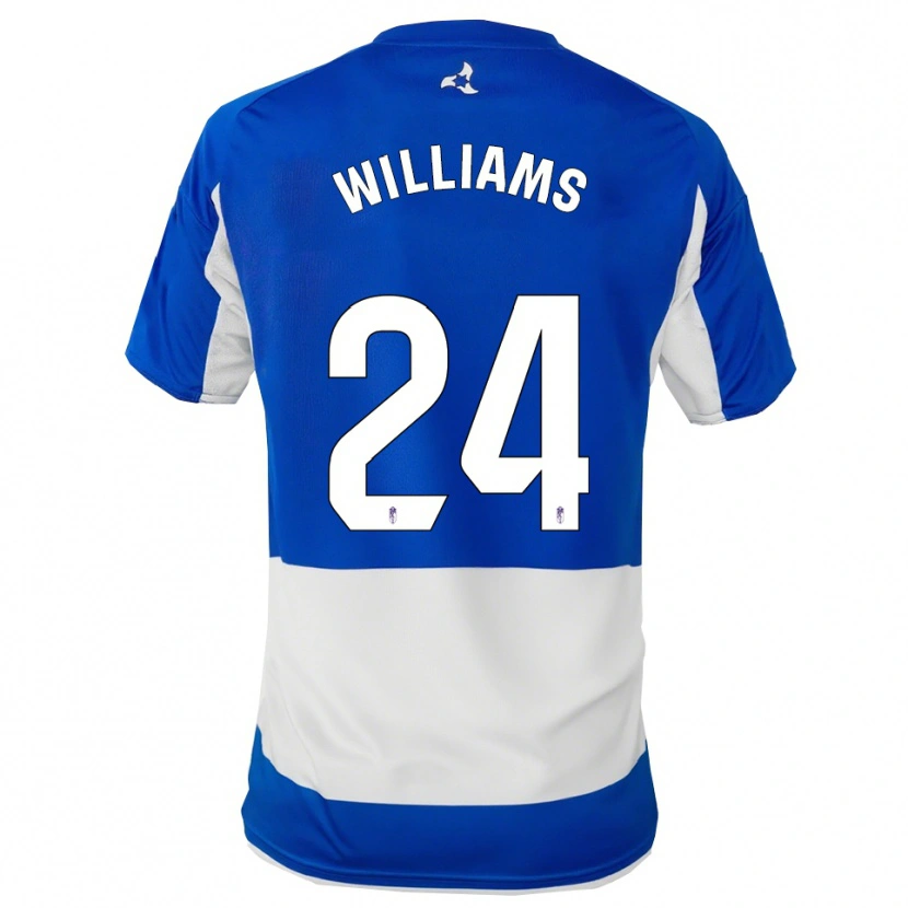 Danxen Women Loïc Williams #24 Blue White Away Jersey 2025/26 T-Shirt