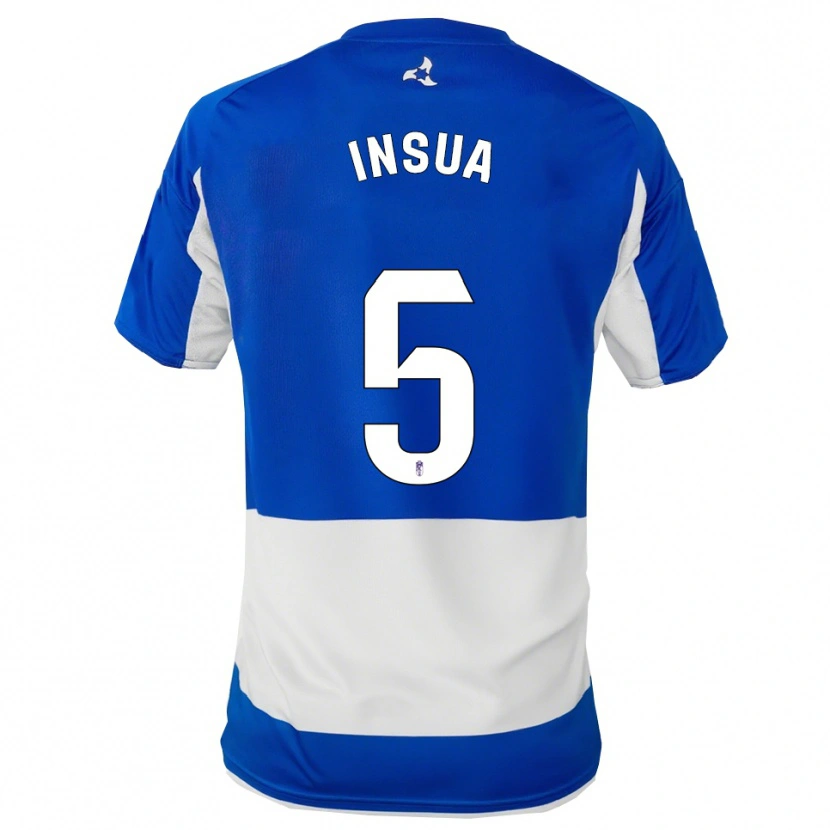 Danxen Women Pablo Insua #5 Blue White Away Jersey 2025/26 T-Shirt