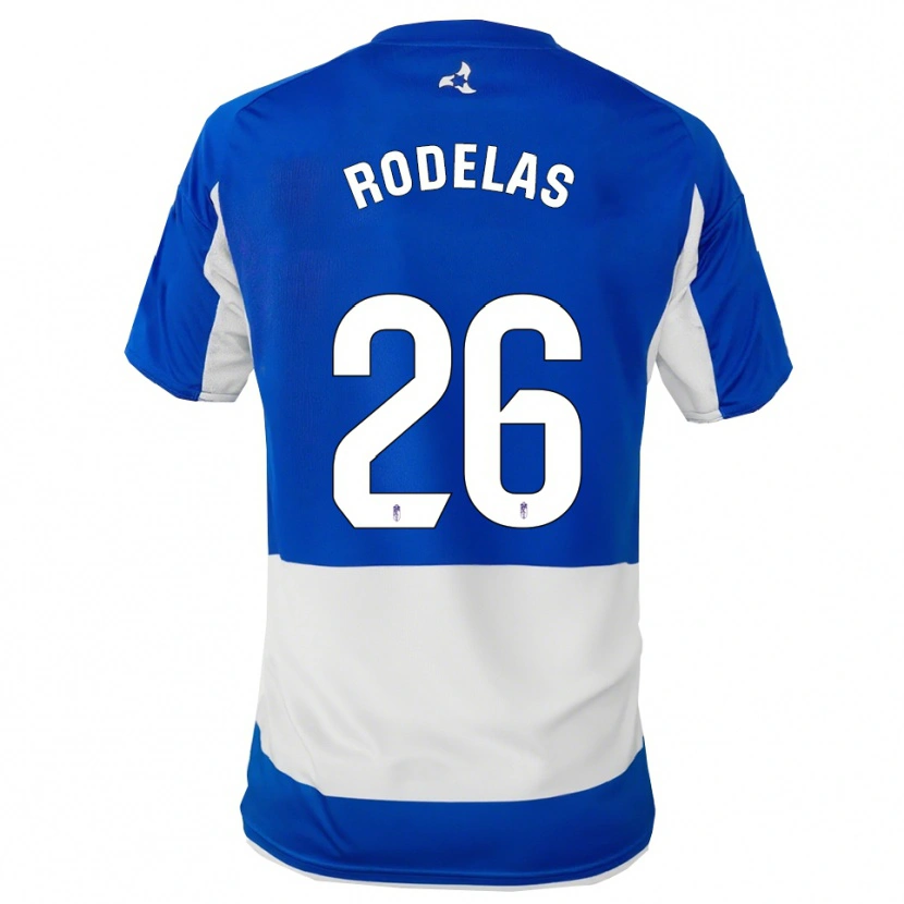 Danxen Women Sergio Rodelas #26 Blue White Away Jersey 2025/26 T-Shirt