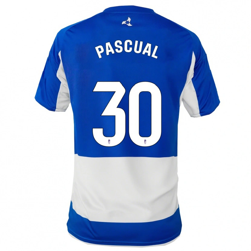 Danxen Women Jorge Pascual #30 Blue White Away Jersey 2025/26 T-Shirt