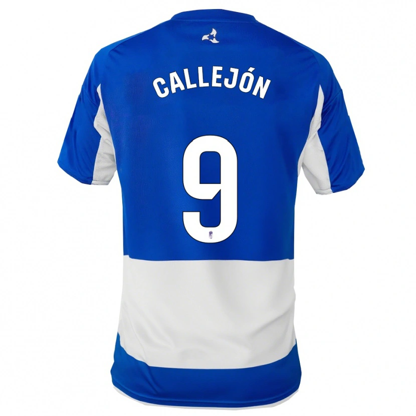 Danxen Women Jose Callejon #9 Blue White Away Jersey 2025/26 T-Shirt