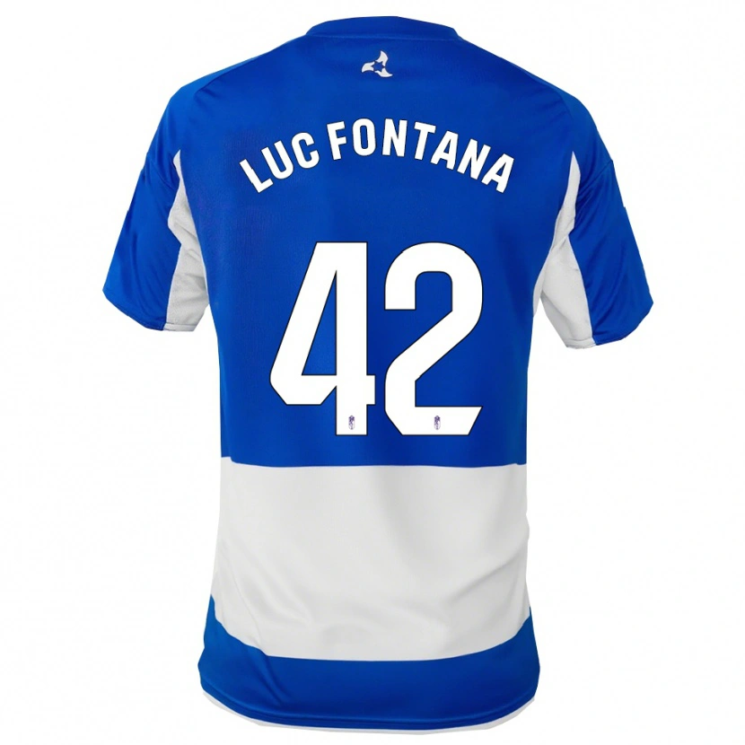 Danxen Women Jean Luc Fontana #42 Blue White Away Jersey 2025/26 T-Shirt