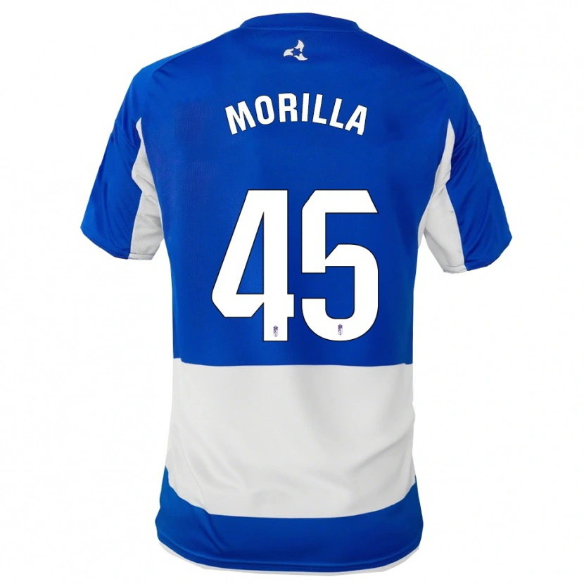 Danxen Women David Morilla #45 Blue White Away Jersey 2025/26 T-Shirt