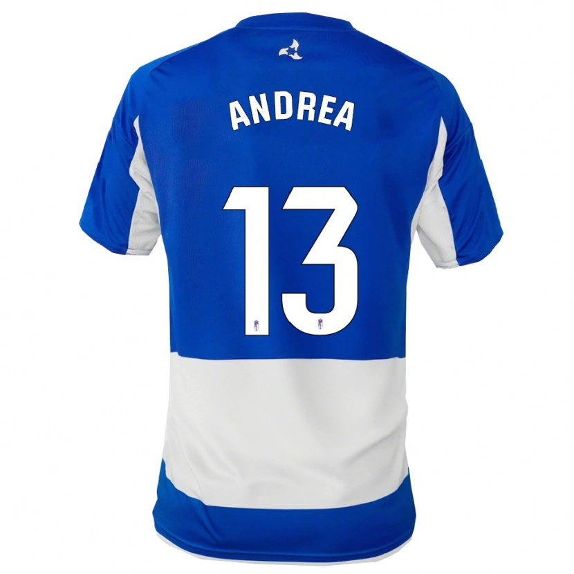 Danxen Women Andrea Romero Burgos #13 Blue White Away Jersey 2025/26 T-Shirt