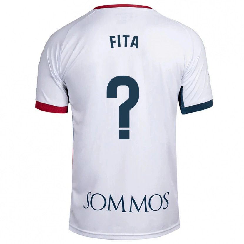 Danxen Women Álex Fita #0 White Red Away Jersey 2025/26 T-Shirt
