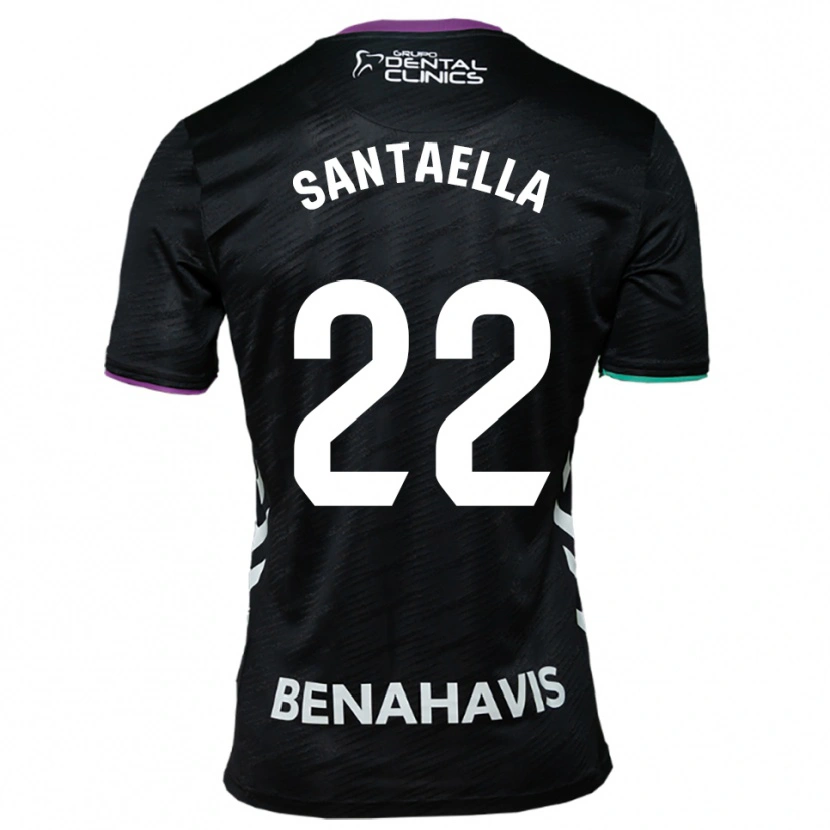 Danxen Women Miguel Santaella #22 Black Purple Green Away Jersey 2025/26 T-Shirt