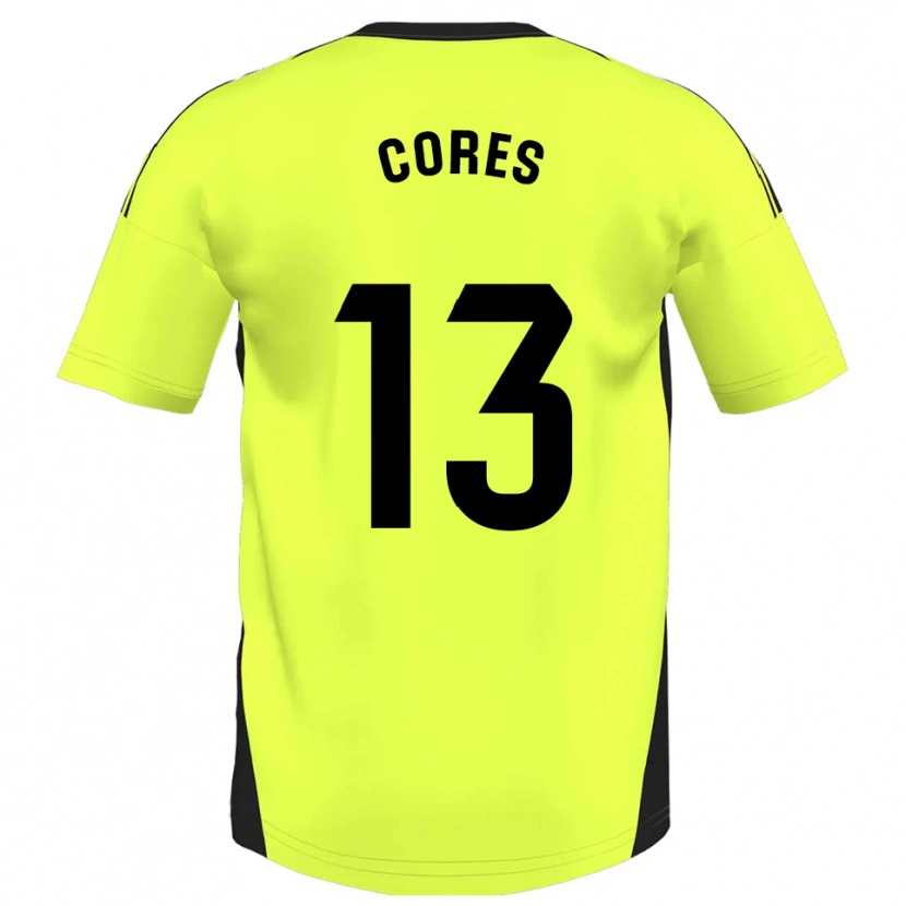 Danxen Women Christian Cores #13 Fluorescent Yellow Away Jersey 2025/26 T-Shirt