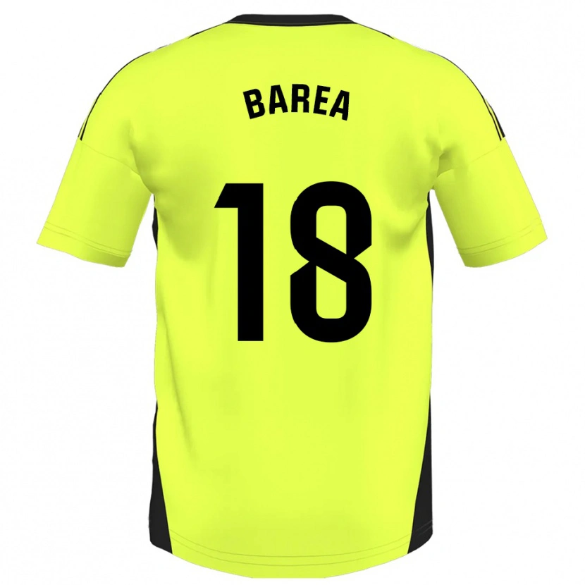 Danxen Women Ismael Barea #18 Fluorescent Yellow Away Jersey 2025/26 T-Shirt