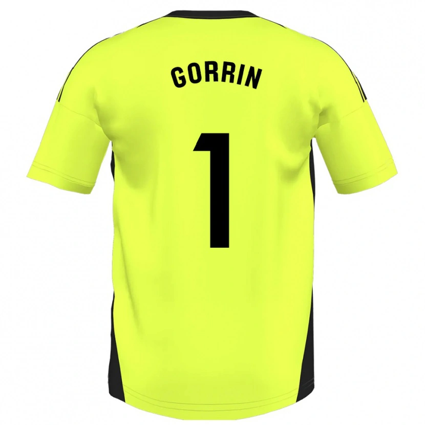 Danxen Women Ale Gorrin #1 Fluorescent Yellow Away Jersey 2025/26 T-Shirt