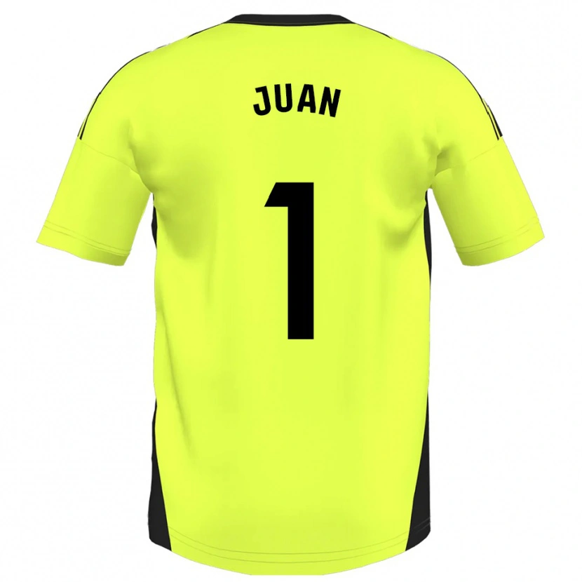 Danxen Women Ramón Juan #1 Fluorescent Yellow Away Jersey 2025/26 T-Shirt