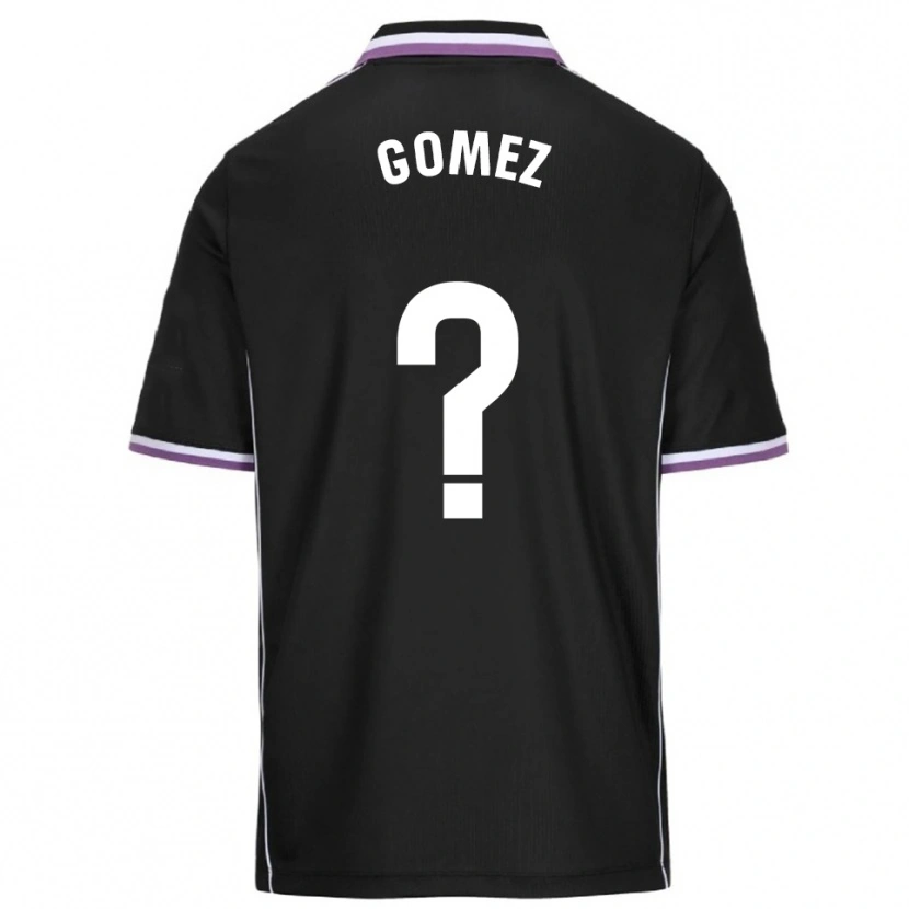 Danxen Women Adrián Gómez #0 Purple Black Away Jersey 2025/26 T-Shirt
