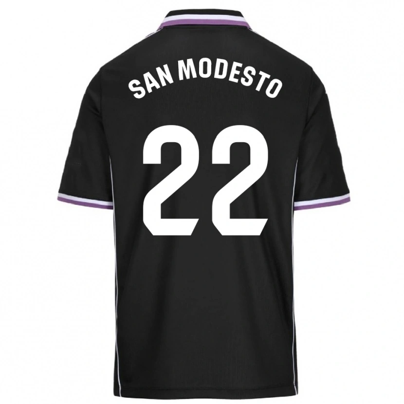 Danxen Women Hugo San Modesto #22 Purple Black Away Jersey 2025/26 T-Shirt