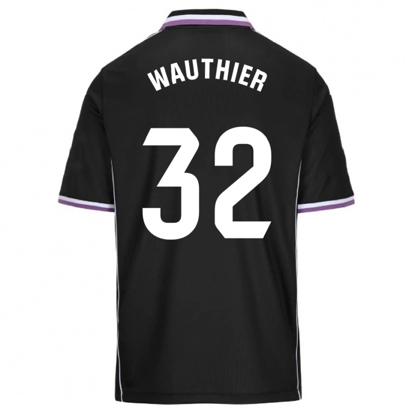 Danxen Women Hugo Wauthier #32 Purple Black Away Jersey 2025/26 T-Shirt