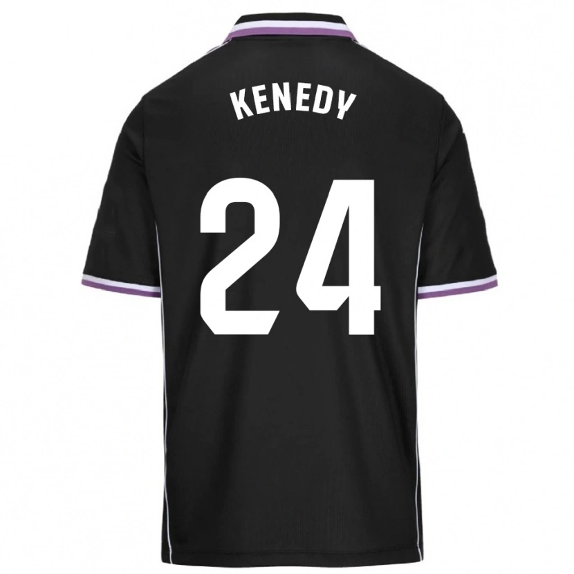 Danxen Women Kenedy #24 Purple Black Away Jersey 2025/26 T-Shirt