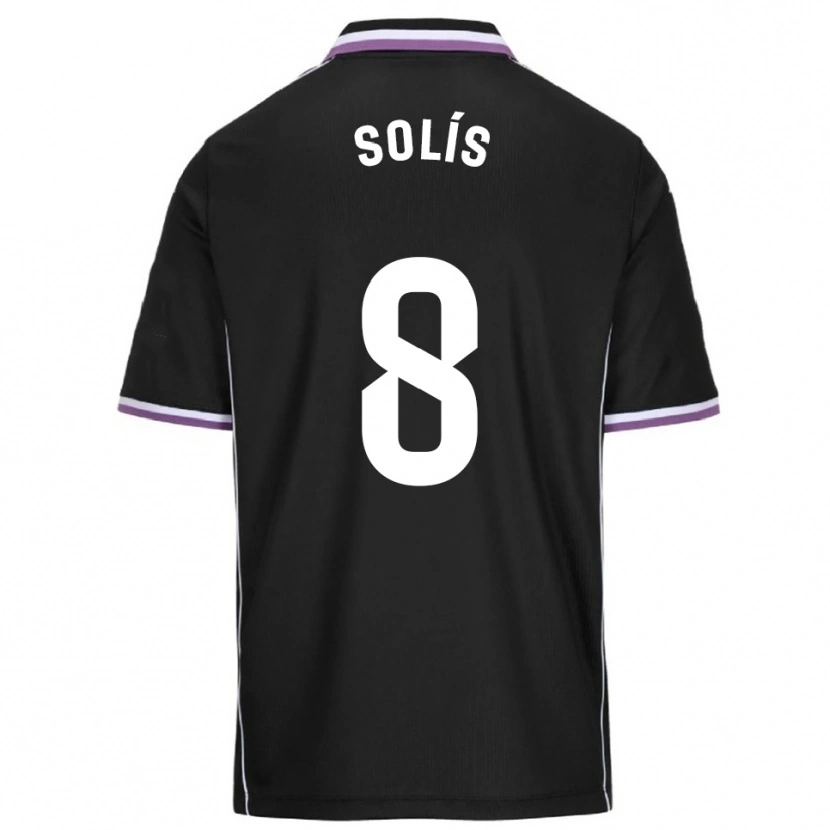 Danxen Women Celia Solís Gómez #8 Purple Black Away Jersey 2025/26 T-Shirt