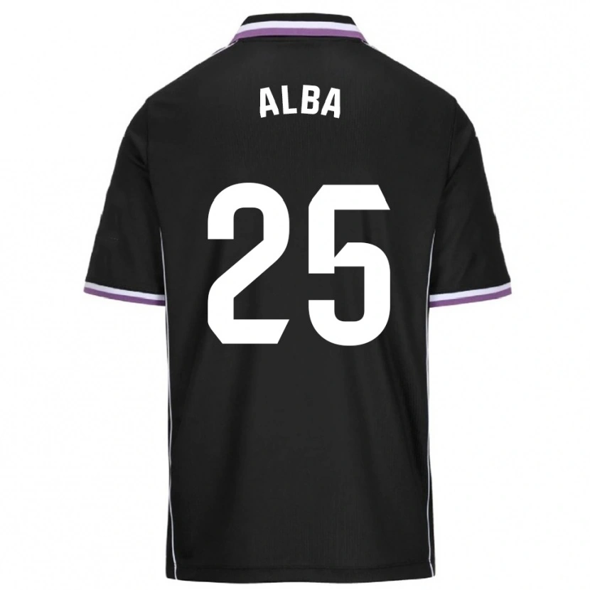 Danxen Women Alba Acebes Rodríguez #25 Purple Black Away Jersey 2025/26 T-Shirt
