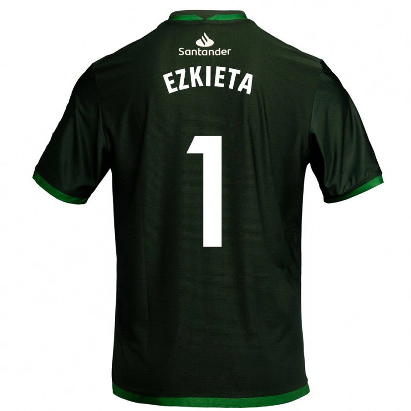Danxen Women Jokin Ezkieta #1 Dark Green Away Jersey 2025/26 T-Shirt