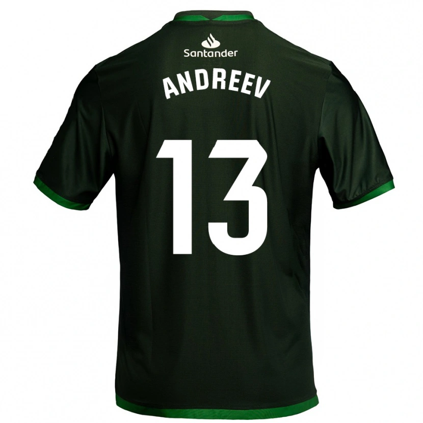 Danxen Women Plamen Andreev #13 Dark Green Away Jersey 2025/26 T-Shirt