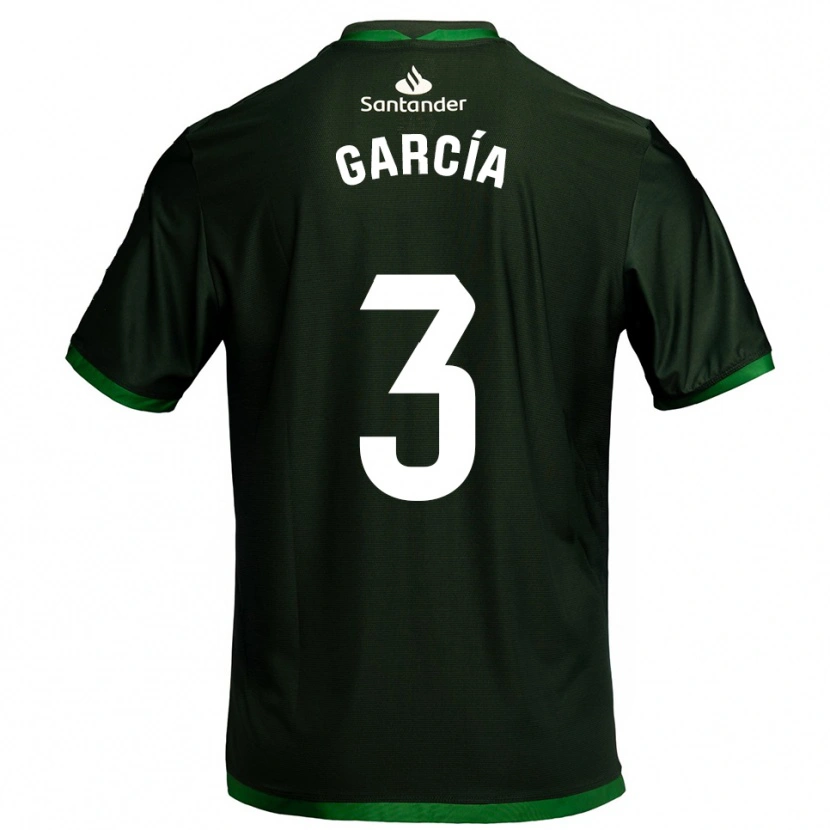 Danxen Women Saúl García #3 Dark Green Away Jersey 2025/26 T-Shirt