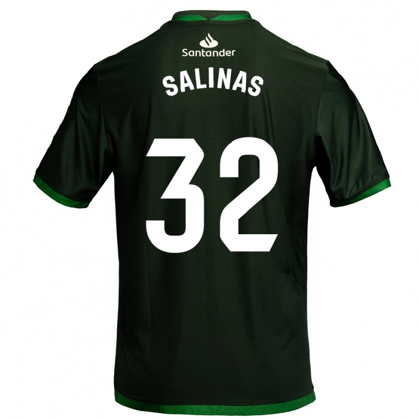 Danxen Women Jorge Salinas #32 Dark Green Away Jersey 2025/26 T-Shirt