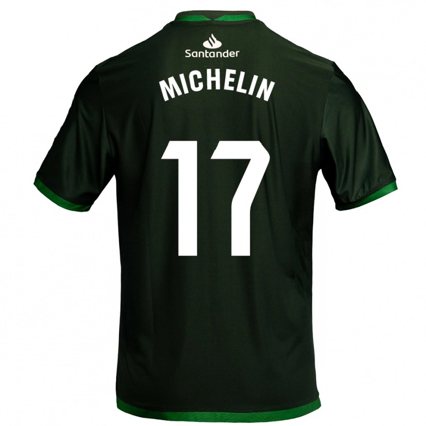 Danxen Women Clément Michelin #17 Dark Green Away Jersey 2025/26 T-Shirt