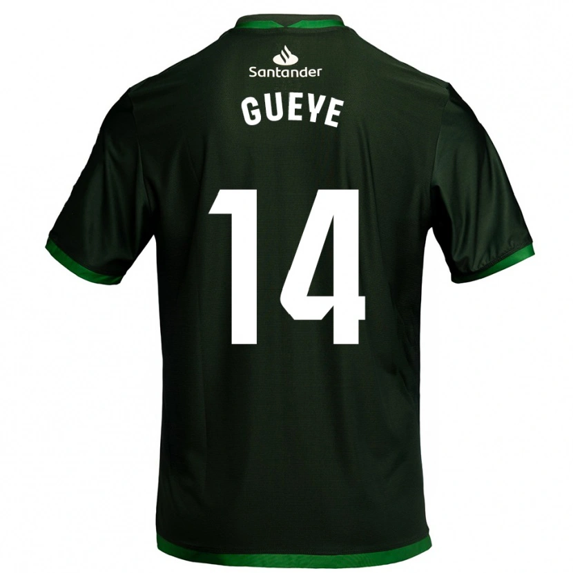 Danxen Women Maguette Gueye #14 Dark Green Away Jersey 2025/26 T-Shirt