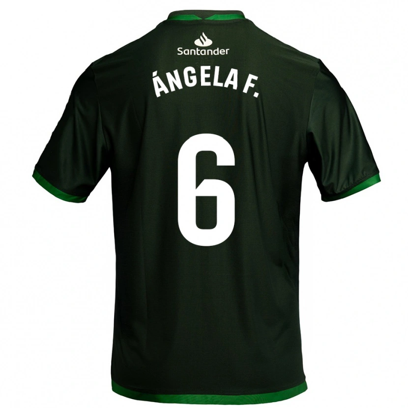 Danxen Women Ángela Fernández Fraile #6 Dark Green Away Jersey 2025/26 T-Shirt