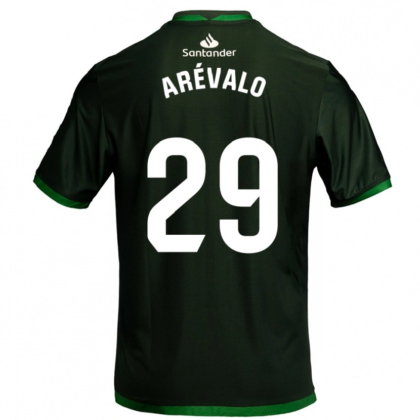 Danxen Women Jeremy Arévalo #29 Dark Green Away Jersey 2025/26 T-Shirt
