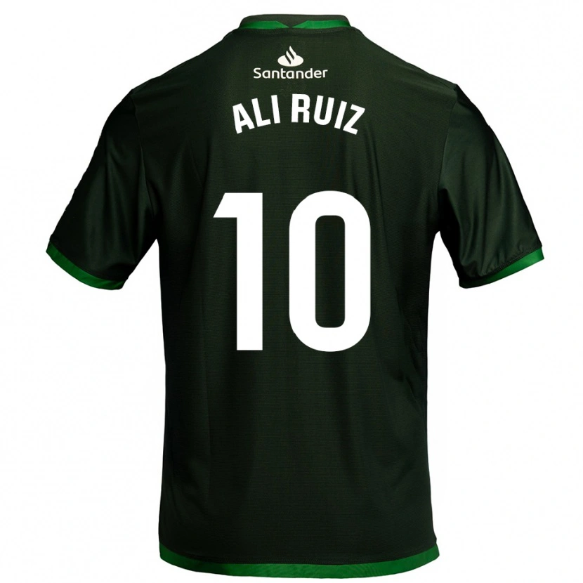 Danxen Women Alicia Ruiz Pascua #10 Dark Green Away Jersey 2025/26 T-Shirt